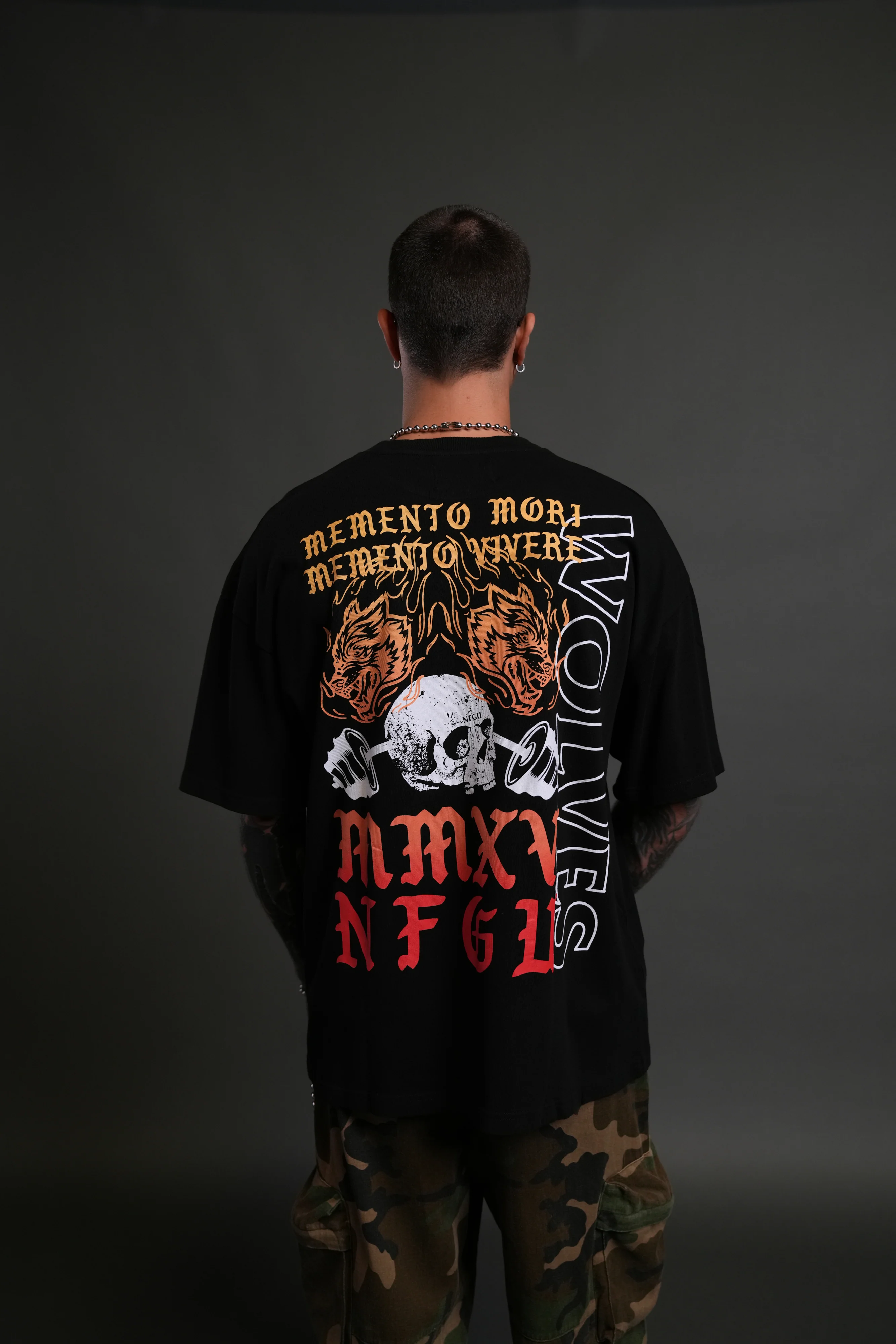 Yesterday's Gone "Premium" Oversized Tee in Black - Image 4