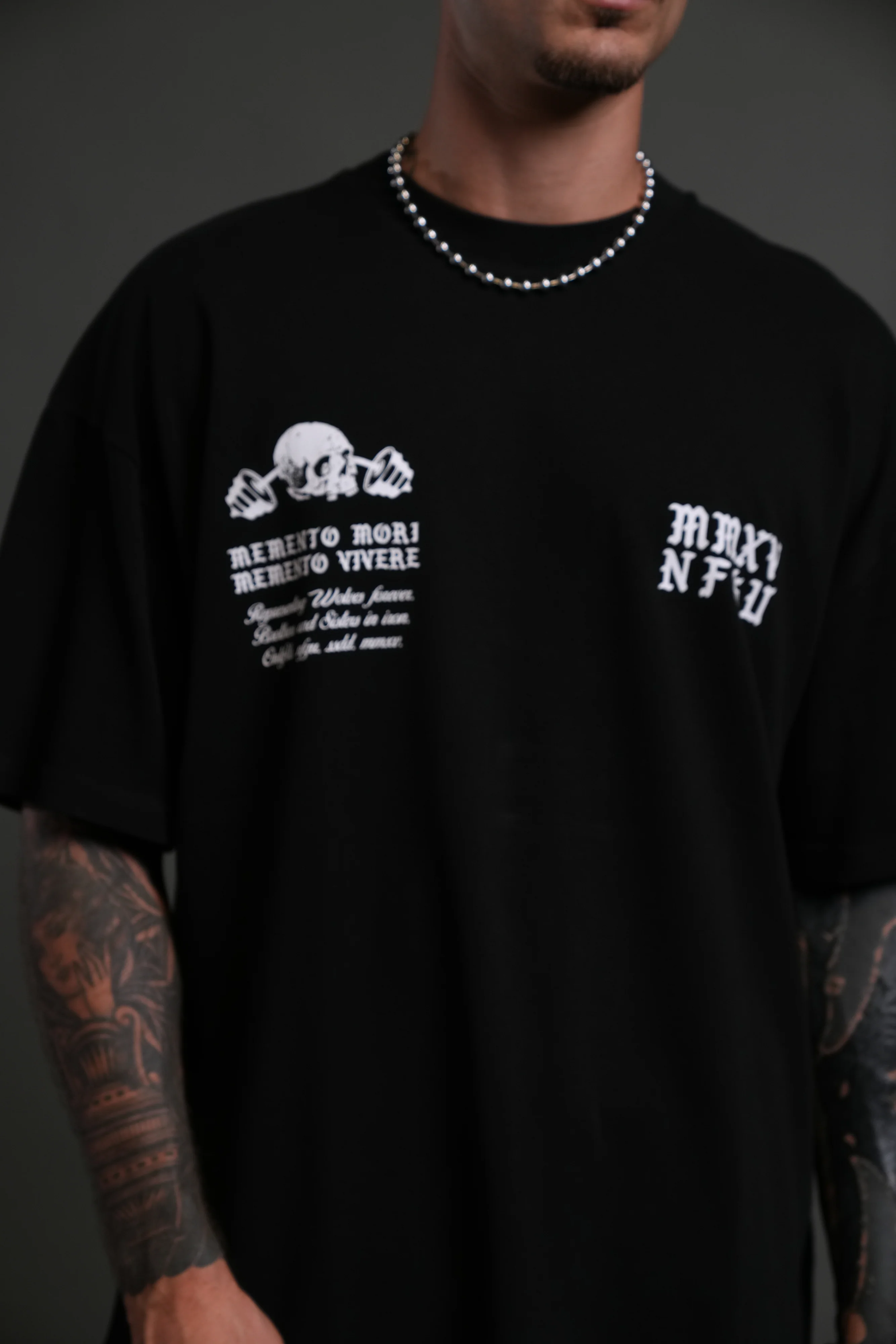 Yesterday's Gone "Premium" Oversized Tee in Black - Image 7