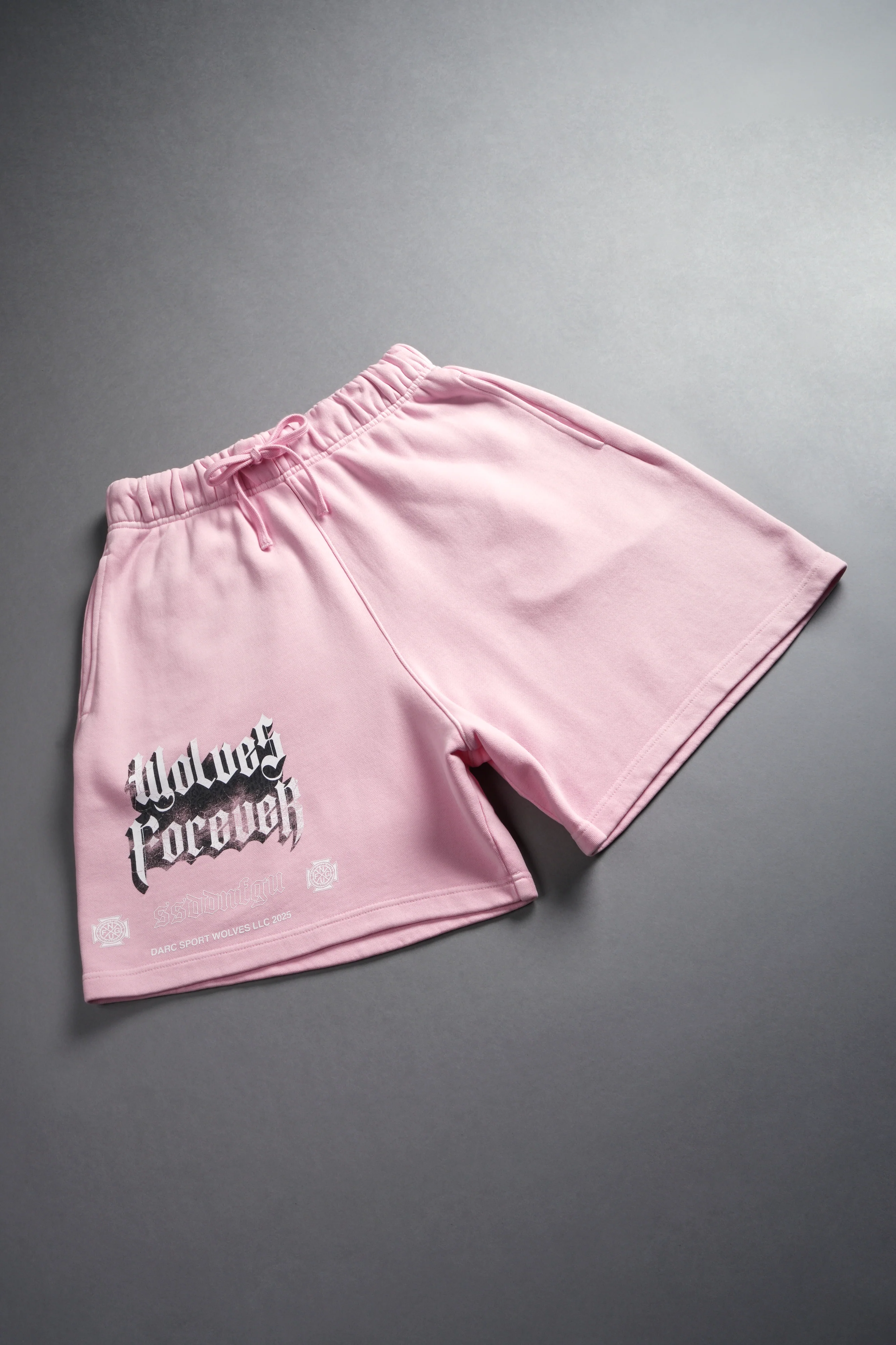 You'll Know Oversized Post Lounge Sweat Shorts in Cherry Blossom - Image 6