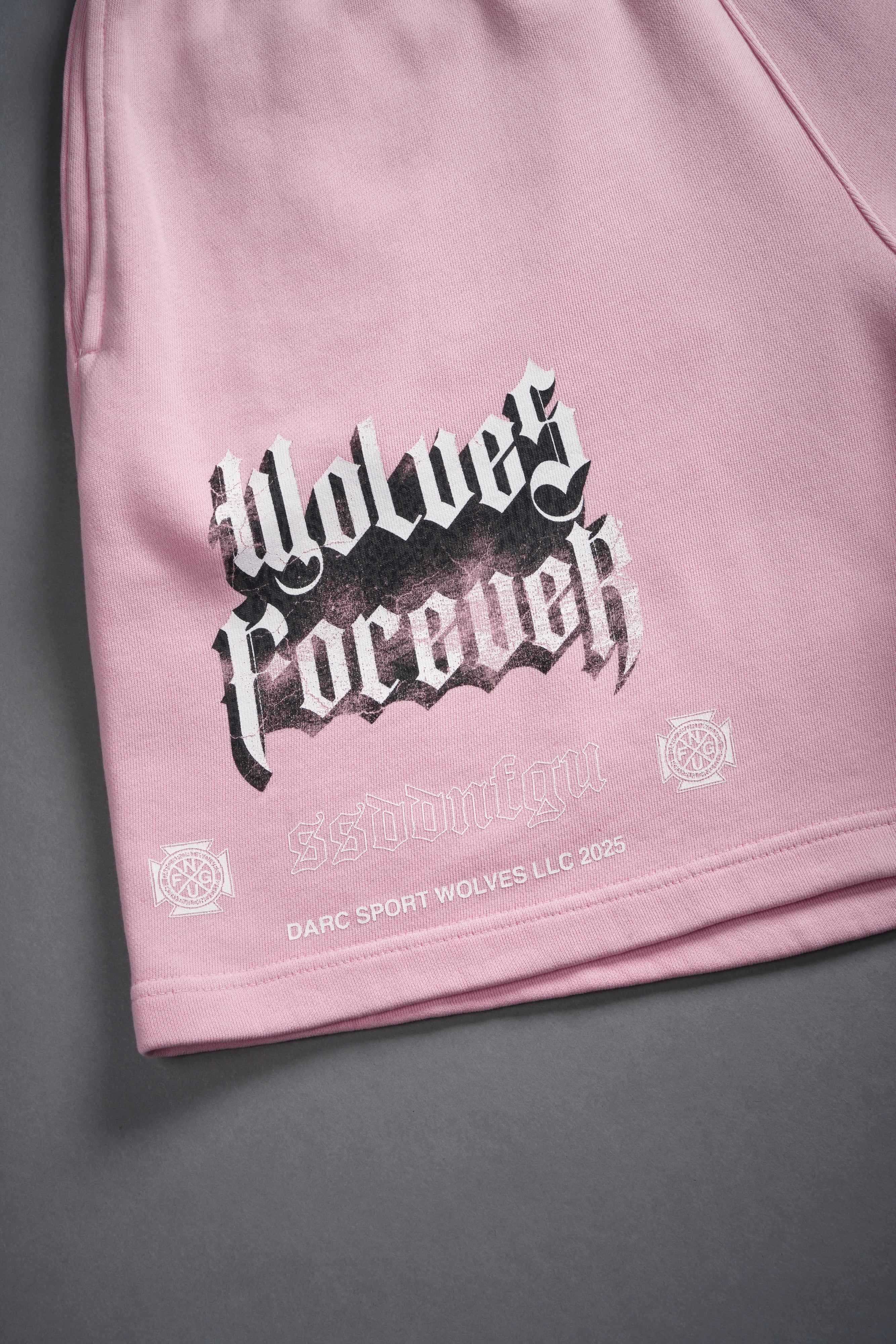 You'll Know Oversized Post Lounge Sweat Shorts in Cherry Blossom - Image 7