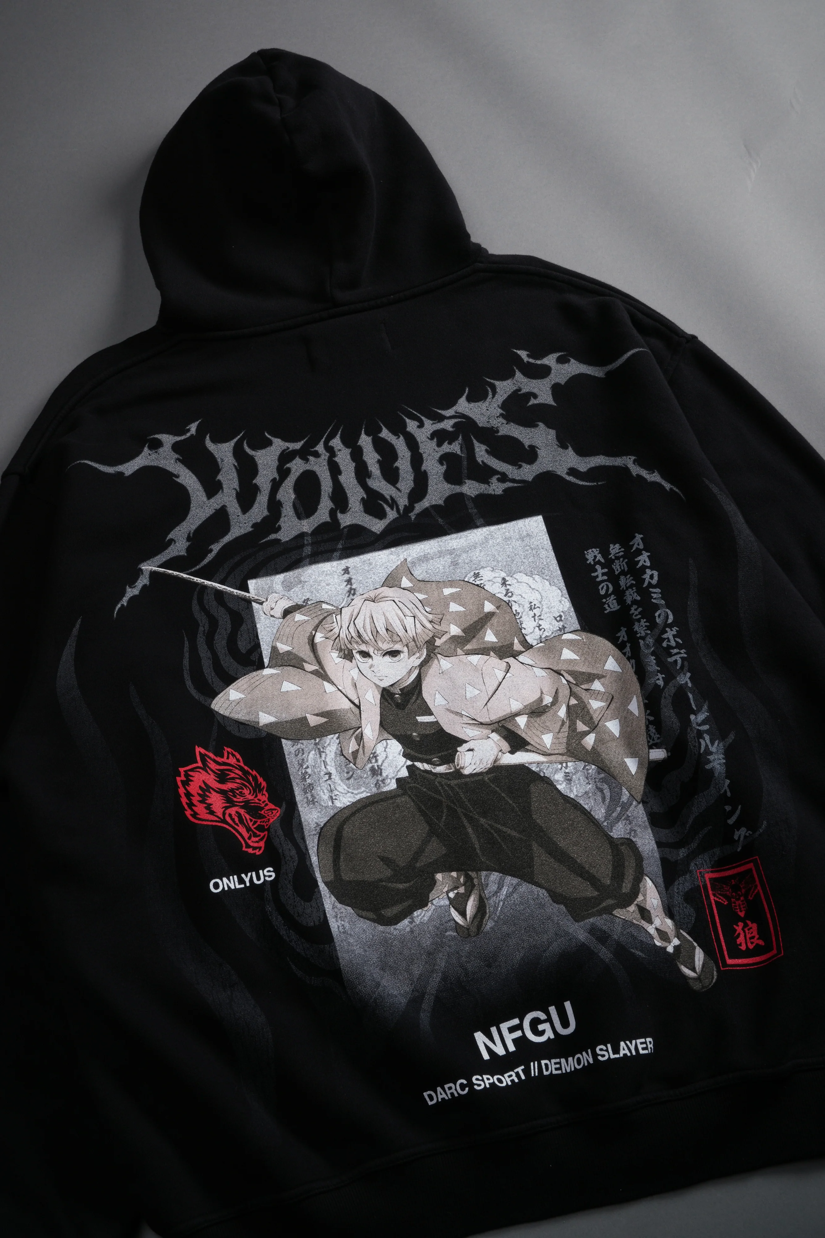 Zenitsu NFGU "Pierce" Hoodie in Black - Image 11