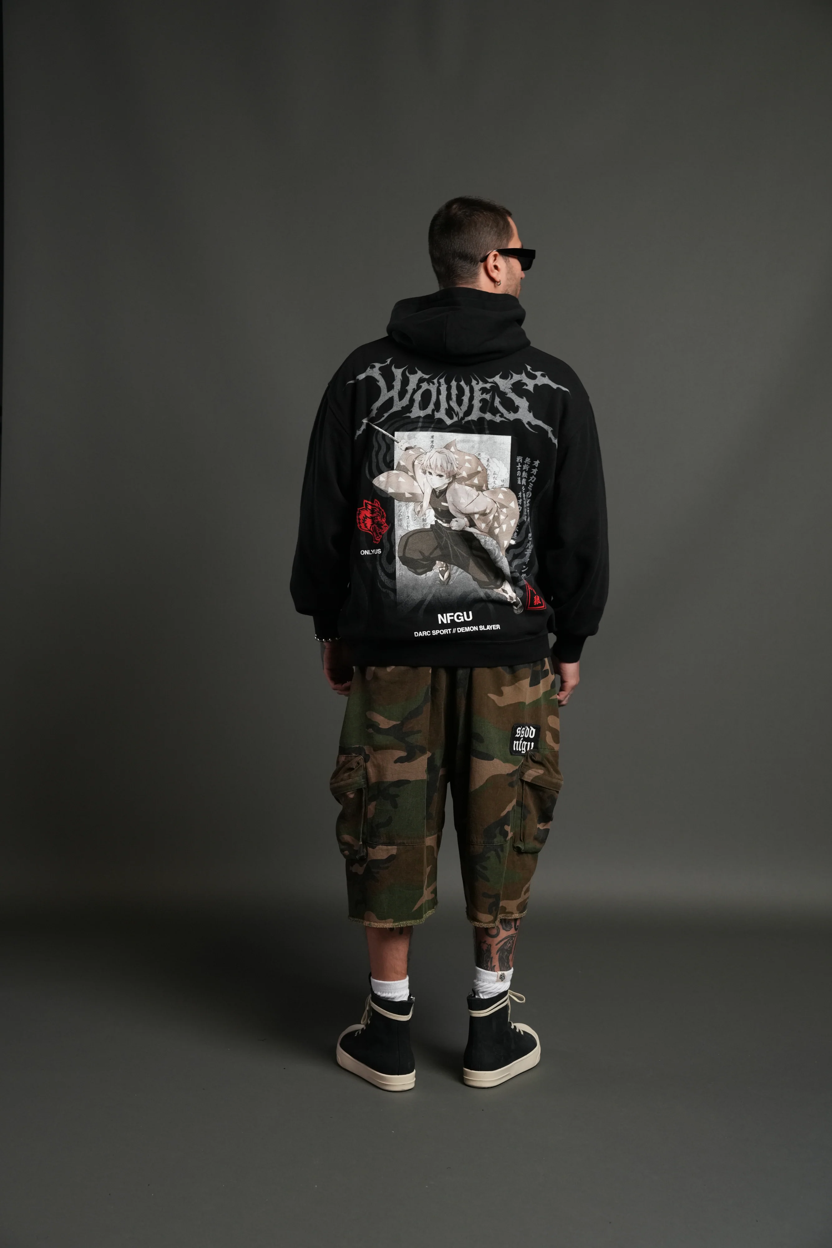 Zenitsu NFGU "Pierce" Hoodie in Black - Image 6