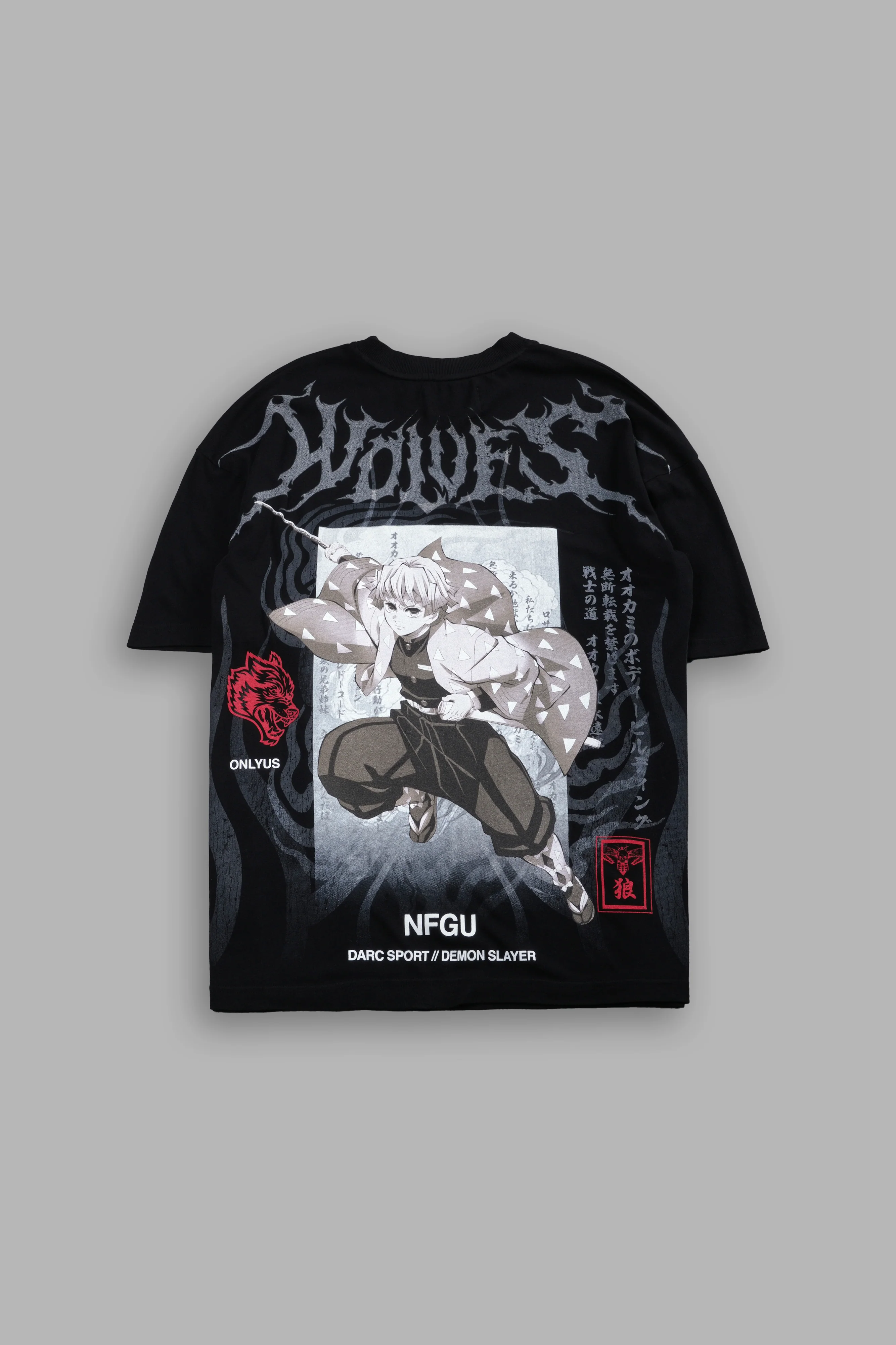 Zenitsu NFGU Premium Oversized Tee in Black