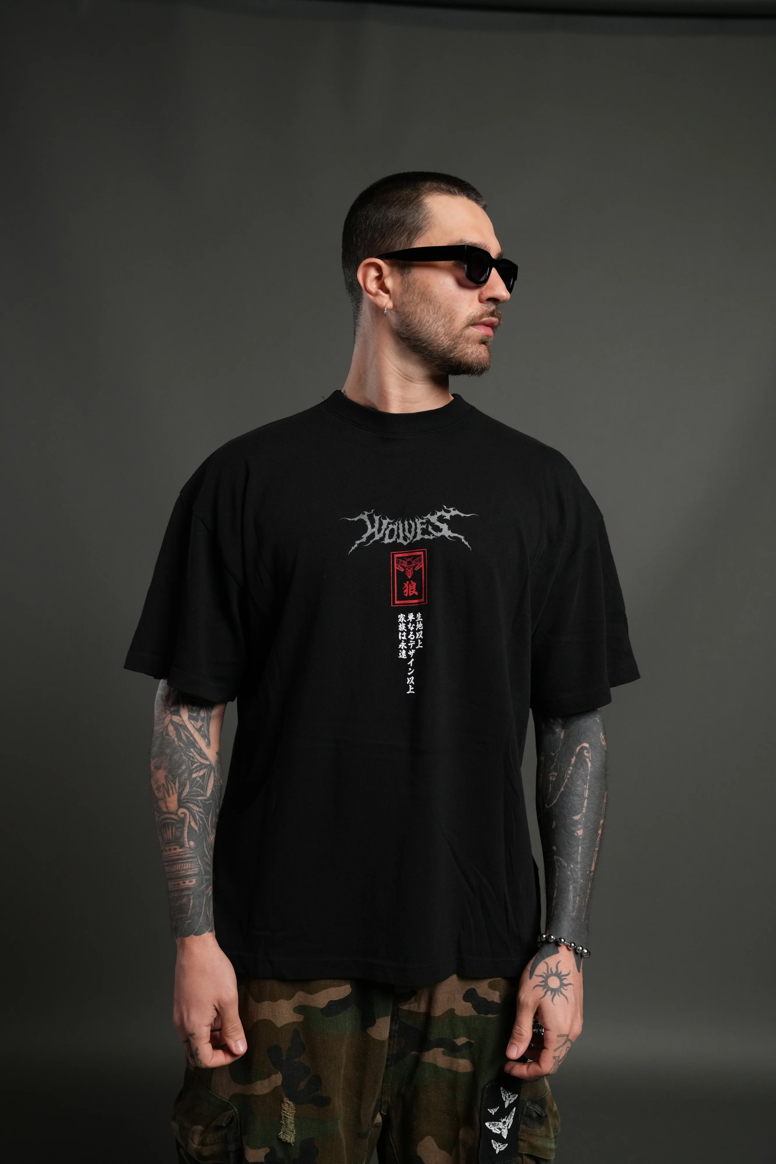 Zenitsu NFGU Premium Oversized Tee in Black - Image 2
