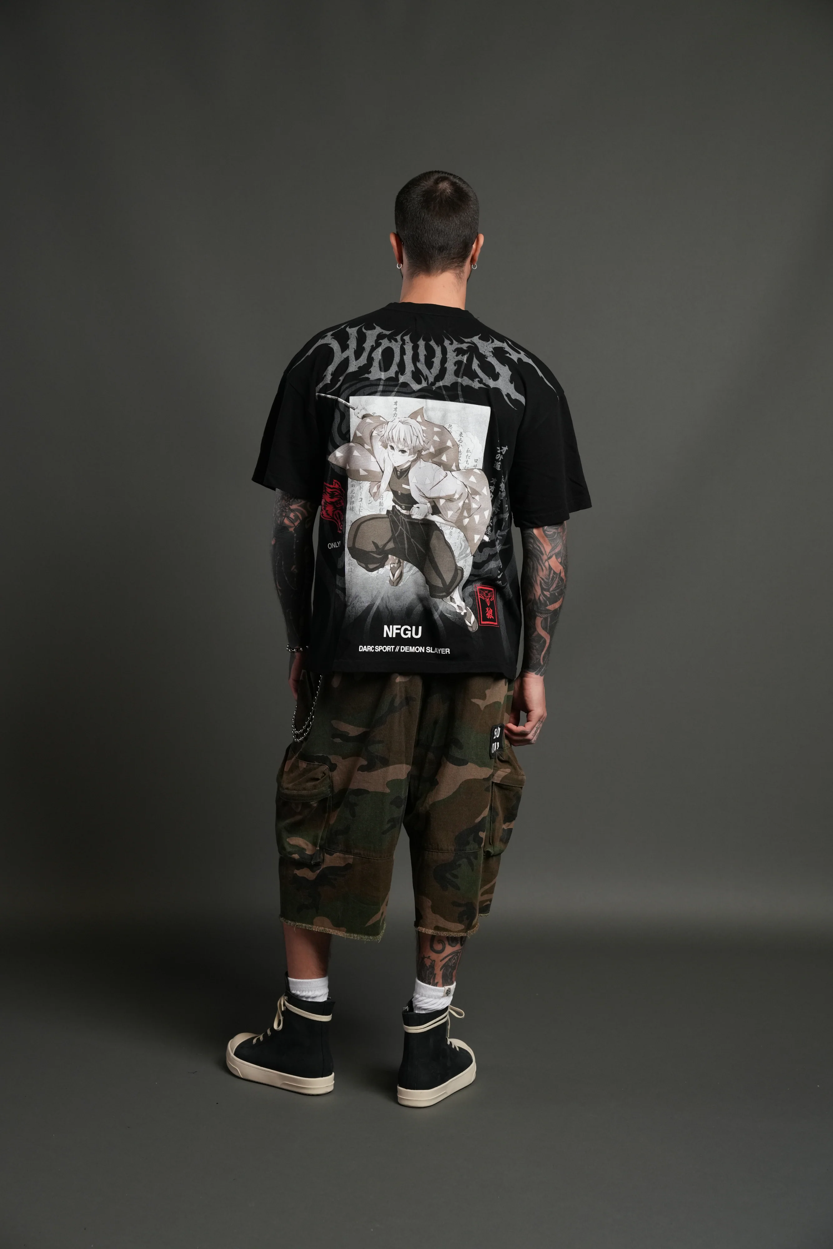 Zenitsu NFGU Premium Oversized Tee in Black - Image 6