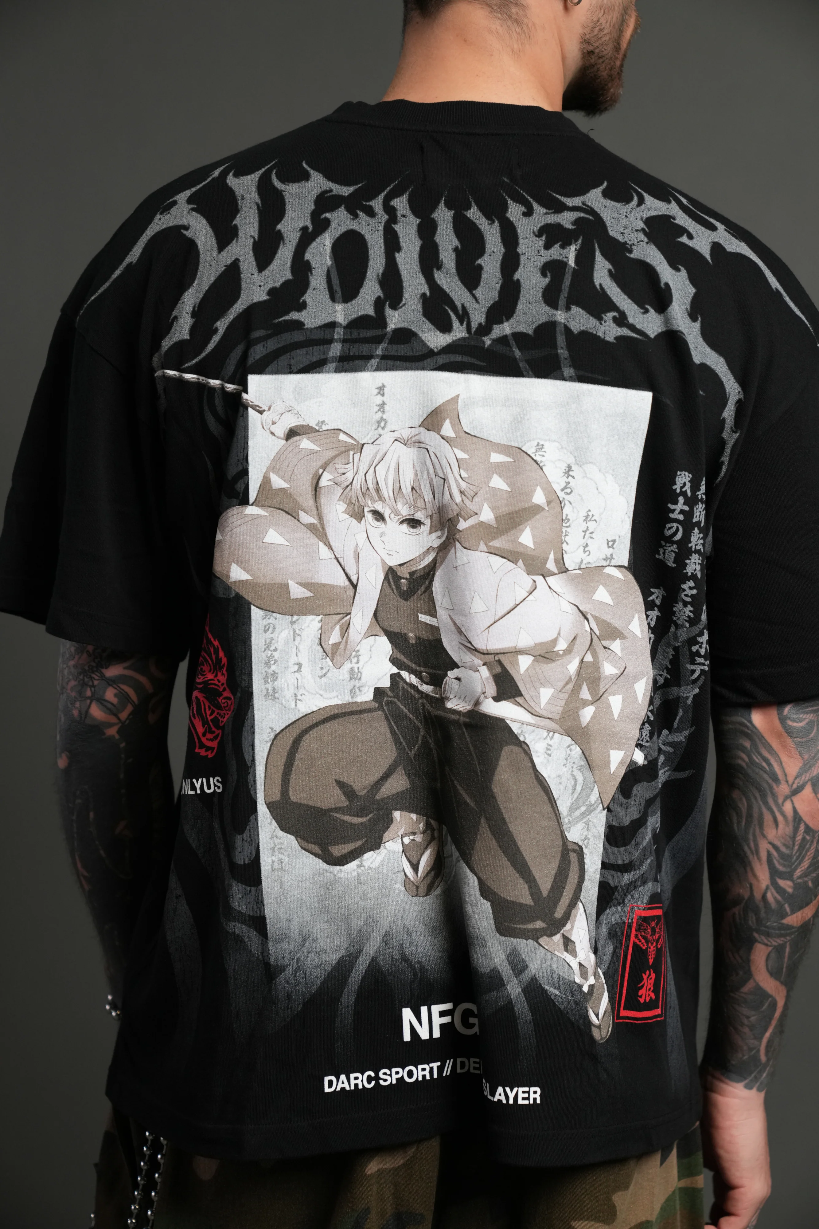 Zenitsu NFGU Premium Oversized Tee in Black - Image 8